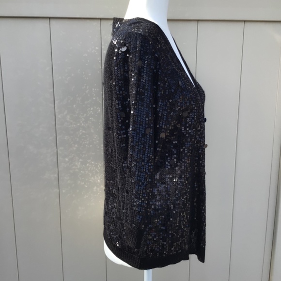 NWT Chico’s sequined cardigan - Picture 8 of 16
